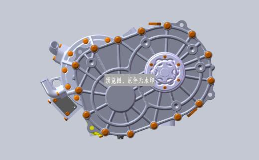 新能源汽车电机驱动系统设计三维CATIA模型图纸缩略图